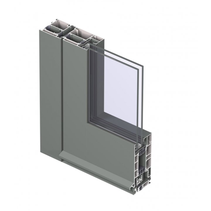 Алюмінієві двері CS77